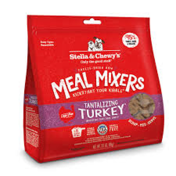 Stella & Chewy's Meal Mixers Tantalizing Turkey For Dogs 火雞誘惑(火雞肉配方) 乾狗糧伴侶 18oz
